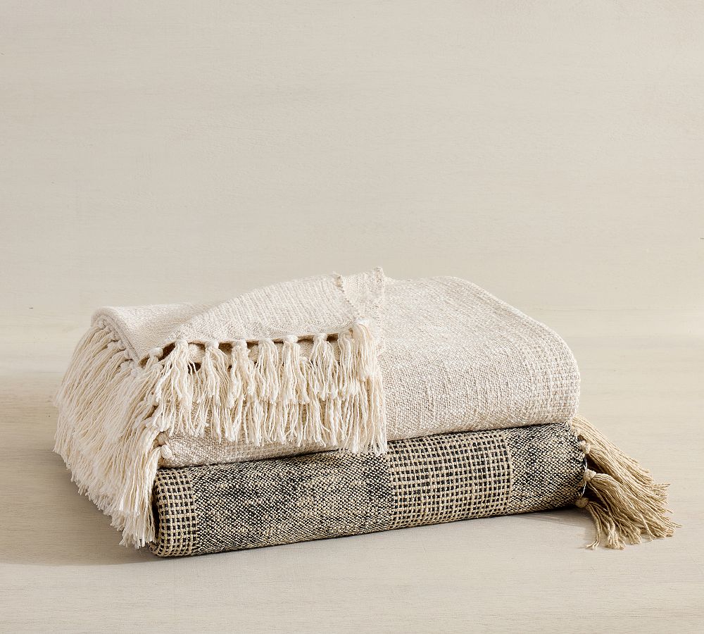 Linen throw